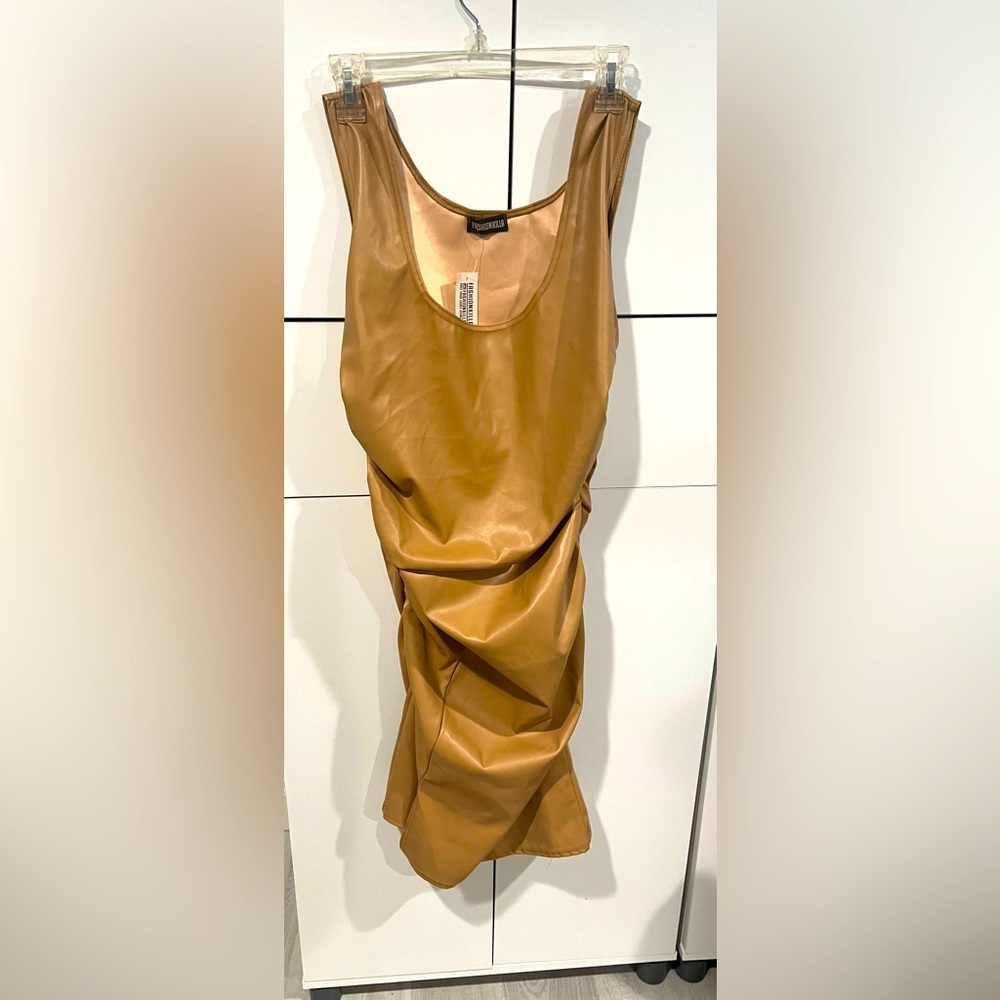 FashionKilla leather style dress .‎ Size 14
